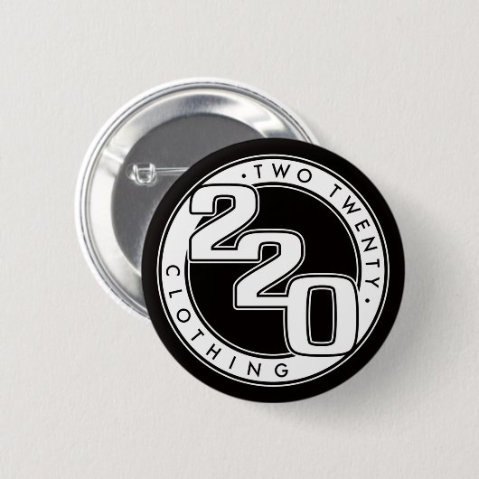 Kleding Logo Ronde Button 5,7 Cm (Voorkant /achterkant)