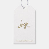 Kleding Logo Stijlvolle Modern Hang Label Cadeaulabel (Voorkant)