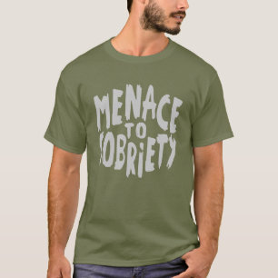 Kleding "Menace to Sobriety" T-shirt