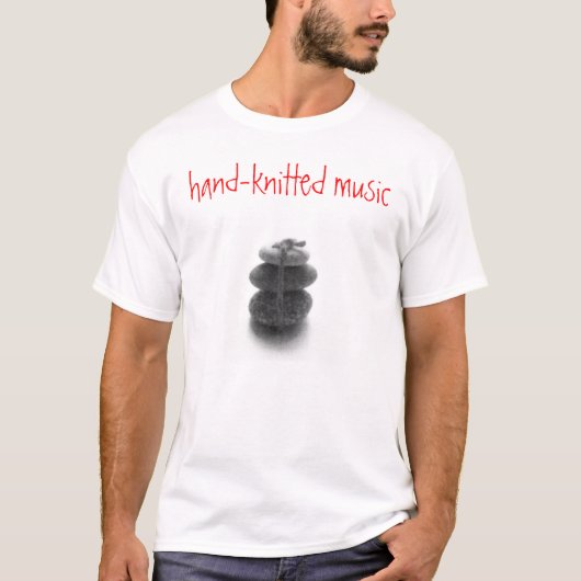 Kleding met de logo van "handgebreide muziek"  t-shirt (Voorkant)