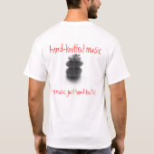 Kleding met de logo van "handgebreide muziek"  t-shirt (Achterkant)