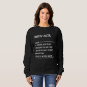 Kleding met definitie van magistraat Functietitel Trui (Voorkant volledig)