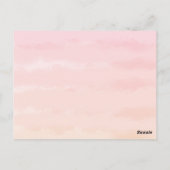 Kleding met giraffe, Boho Floral Baby shower Briefkaart (Achterkant)