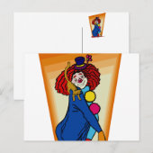 Kleding met kat briefkaart (Voorkant / Achterkant)