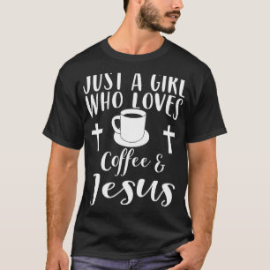 Kleding met koffie en Jezus - Koffieontwerp T-shirt