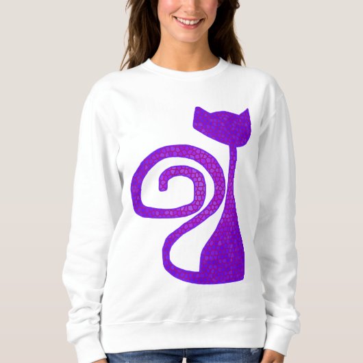 Kleding met krulkat trui (Voorkant)