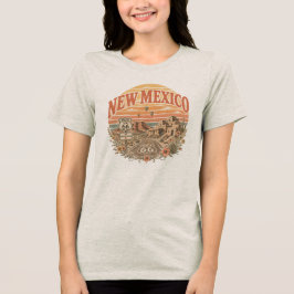 Kleding met vintage retro Mother Road-bezwering Tri-Blend Shirt