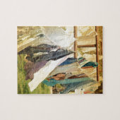 Kleding op de lijn legpuzzel (Horizontaal)