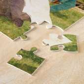 Kleding op de lijn legpuzzel (Zijkant)