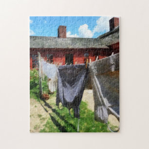 Kleding op lijn legpuzzel