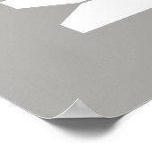 Kleding Pins Black White en Grey Laundry Room Art Poster (Hoek)