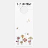 Kleding Rail Divider Hanger - 0-3 maanden Bezige b (Achterkant)