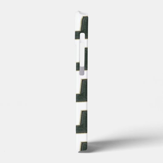 Kleding rits patroon Case-Mate iPhone case (Achterkant / Links)