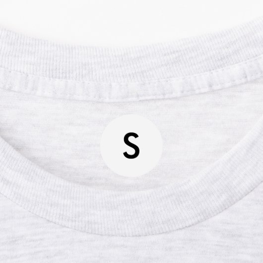 Kleding S Kleine Maat Labels voor Kleding (Aangebracht)