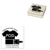 Kleding schilderen op aanvraag rubberstempel (Gestempeld)