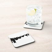 Kleding silhouet drankjes onderzetter (Rechterzijde)