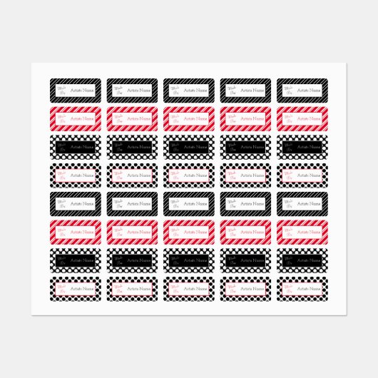 Kleding Stickers personaliseren om aan te passen (Vel)