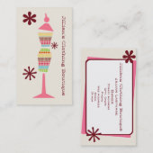 Kleding Store Boutique - Boho Stippen Dress Form Visitekaartje (Voorkant / Achterkant)