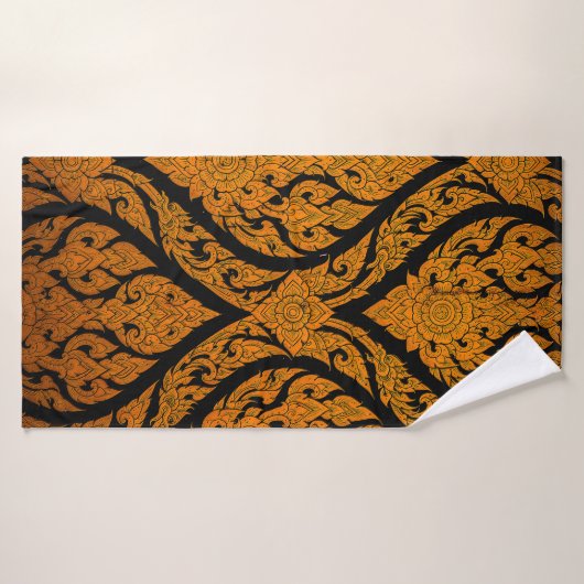 Kleding Thai patroonsnijdend afbeelding van lotus Badhanddoek (Badhanddoek)