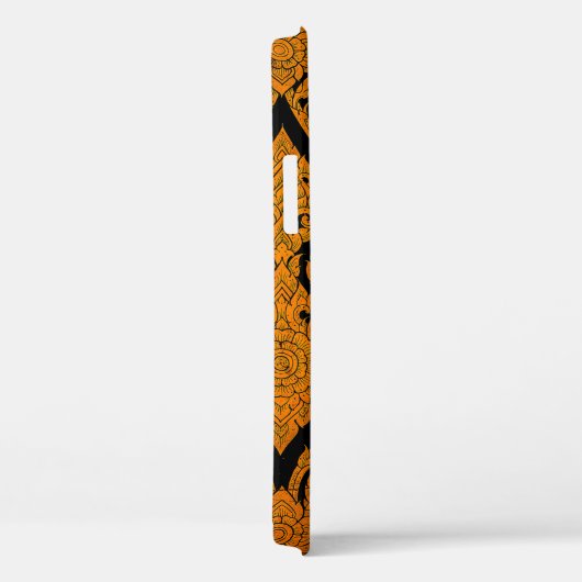 Kleding Thai patroonsnijdend afbeelding van lotus  Case-Mate iPhone Case (Achterkant / Rechts)