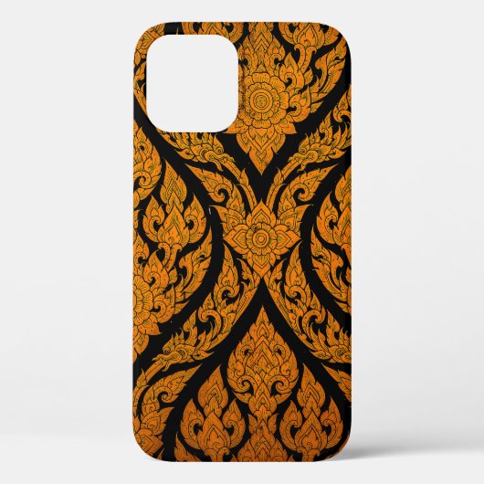 Kleding Thai patroonsnijdend afbeelding van lotus  Case-Mate iPhone Case (Achterkant)