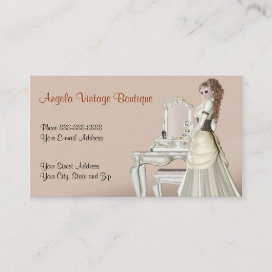  kleding Thrift Shop Boutique Business Visitekaartje (Voorkant)