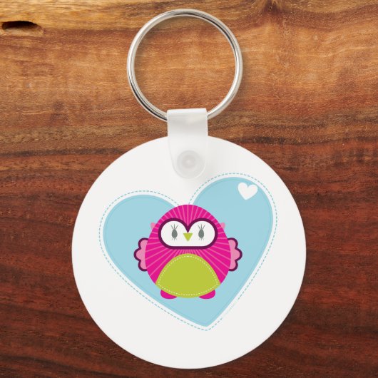 KLEDING:: uil - hoot Sleutelhanger (Voorkant)