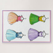   kleding uit de jaren '50 van de Prom Legpuzzel (Horizontaal)