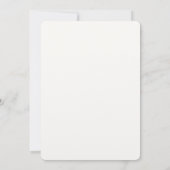  kleding Uitnodiging Baby shower (Achterkant)