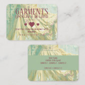 Kleding Upcycling  - Visitekaartje (Voorkant / Achterkant)