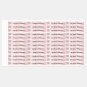 Kleding van aangepaste logo- en tekstroze verloopd labels (Vel)