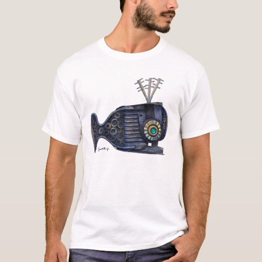 Kleding van de Boxy Blue Whale T-shirt (Voorkant)