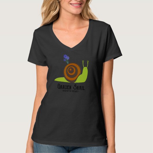 Kleding van de slak van de tuin t-shirt (Voorkant)