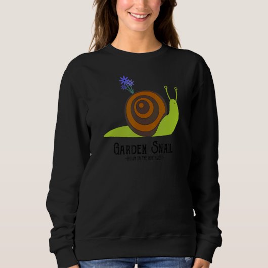 Kleding van de slak van de tuin trui (Voorkant)