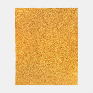 Kleding van de textuur van gouden matte metalen. G Fleece Deken