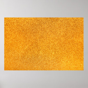 Kleding van de textuur van gouden matte metalen. G Poster