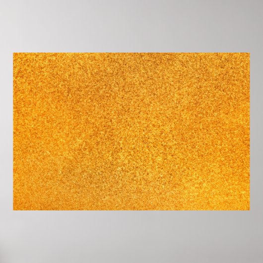 Kleding van de textuur van gouden matte metalen. G Poster (Voorkant)
