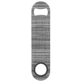 Kleding van grijze weefsels - speed flessenopener (Achterkant)