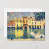 Kleding van het Garda Boat-dok-meer Briefkaart (Voorkant / Achterkant)