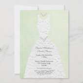 Kleding van het Huwelijk van het vrijgezellenfeest Kaart (Achterkant)