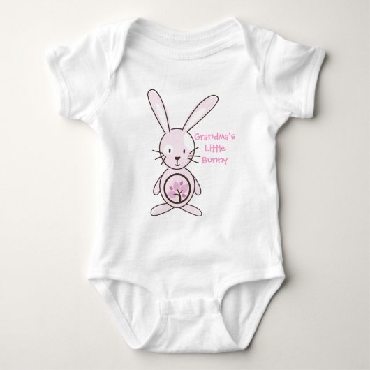 Kleding van het roze Bunny Organic Planet Kind Romper (Voorkant)