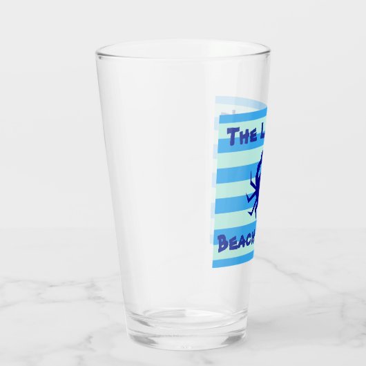 Kleding van het strand van Nautical Crab Drink gla Glas (Rechts)