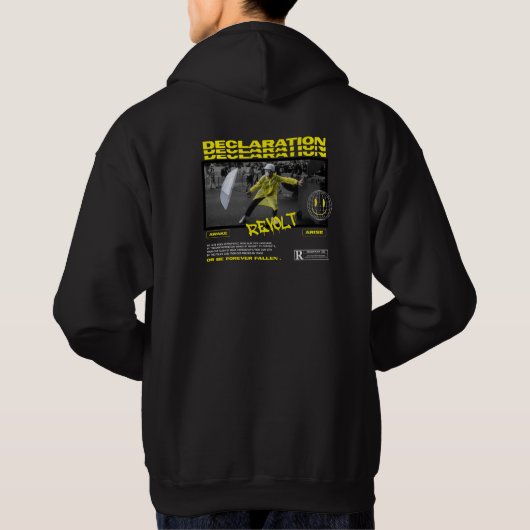 Kleding van hodie DECLARATION Hoodie (Achterkant)