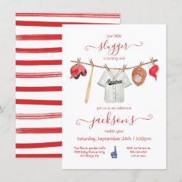 Kleding van honkbal Birthday Party Kaart