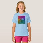 Kleding van Kinder meisjes Voeg Afbeelding lichte  T-shirt (Voorkant volledig)