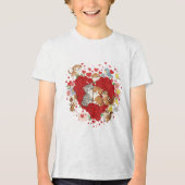 Kleding van kinderen Tri-Blend shirt (Voorkant)