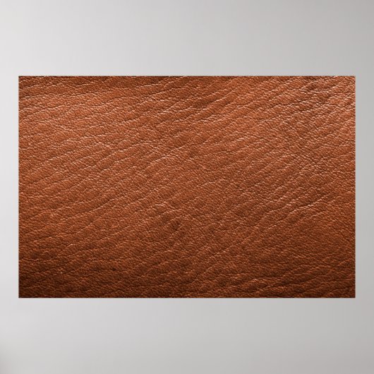 Kleding van leder en bruin poster (Voorkant)