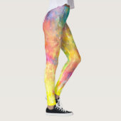 [Kleding van schilder] Onderdruk regenboogkleurig  Leggings (Rechts)