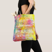 [Kleding van schilder] Onderdruk regenboogkleurig  Tote Bag (Dichtbij)