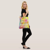 [Kleding van schilder] Onderdruk regenboogkleurig  Tote Bag (Op model)